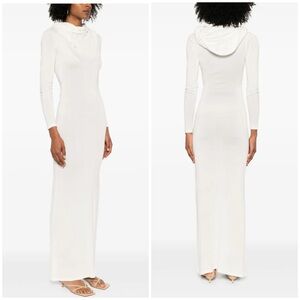 NWT AYA MUSE White Zenith Maxi Long Dress Size Small